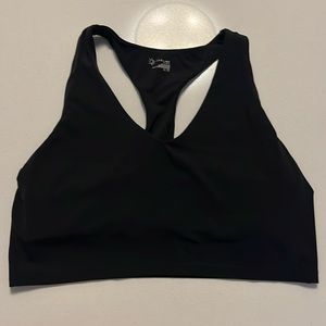 Like new offline black long line bra